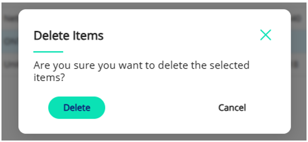 Deleting a comparison group